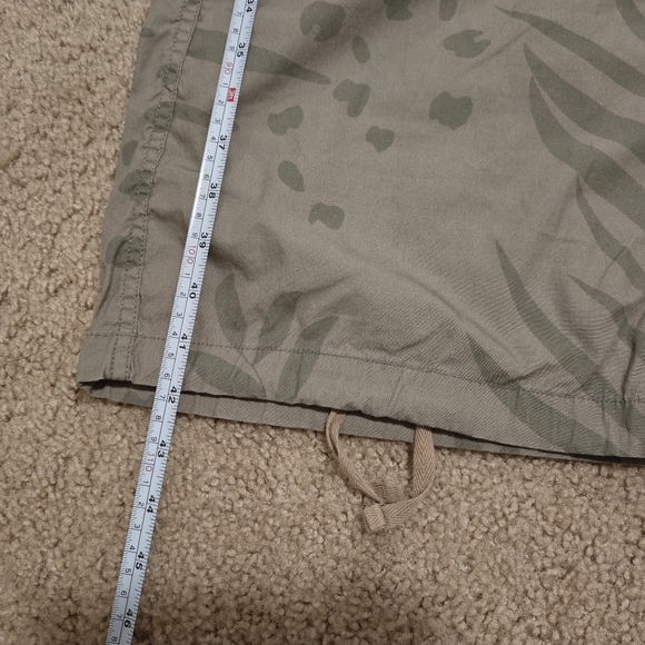 Engineered Garments Army Over Pant Made in USA Leaf Print Khaki - Picture 10 of 11